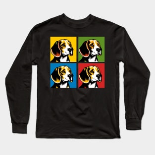 Beagle Pop Art - Dog Lover Gifts Long Sleeve T-Shirt